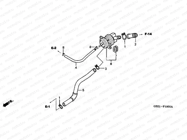 F-15 AIR BLOW CONT. VALVE