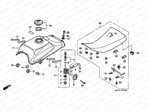 F-15 FUEL TANK / SEAT