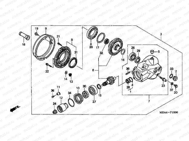 F-15 MAIN TRANSMISSION DRIVE GEAR