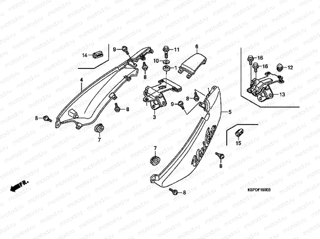 F-15 REAR ENGINE COVER (CBF1505 / M5 / 6 / M6 / 7 / M7 / M9 / MA)