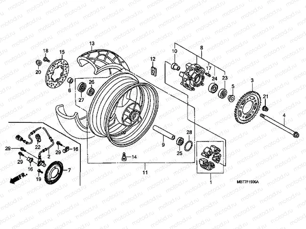 F-15 REAR WHEEL