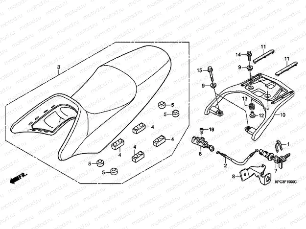F-15 SEAT / TRUNK