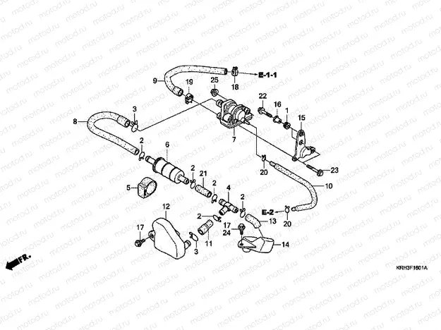 F-16-1 AIR INTAKE VALVE