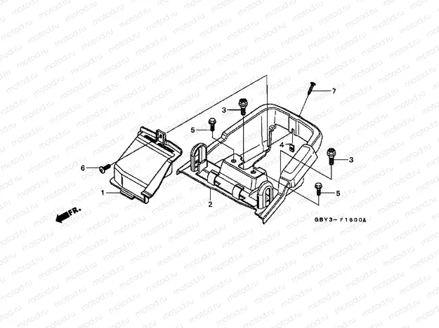 F-16 BATTERY COVER