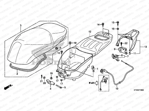 F-16 LUGGAGE BOX / SEAT