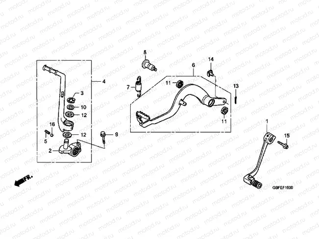 F-16 PEDAL