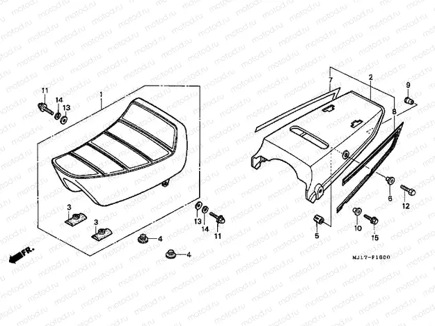 F-16 SEAT / REAR ENGINE HOUSING