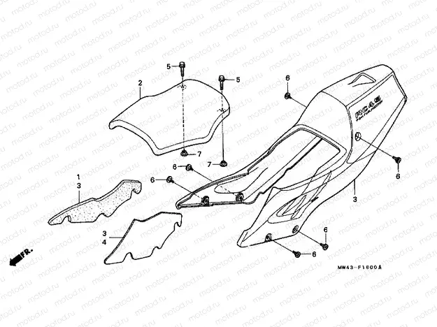 F-16 SEAT / SEAT ARM
