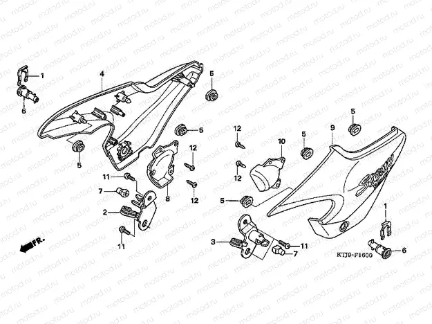 F-16 SIDE COVER (CGR125SH5, B)