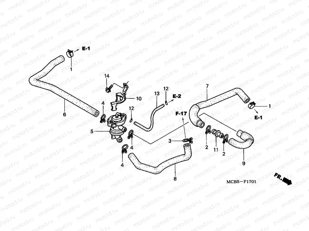 F-17-1 AIR INJECTION CONTROL VALVE