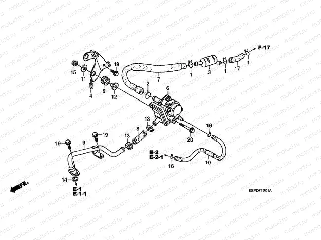 F-17-1 AIR INTAKE VALVE