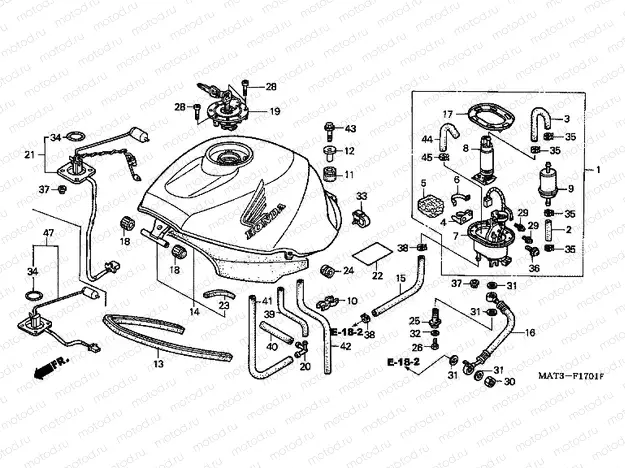 F-17-1 FUEL TANK (X / Y / 1/2/3/4)