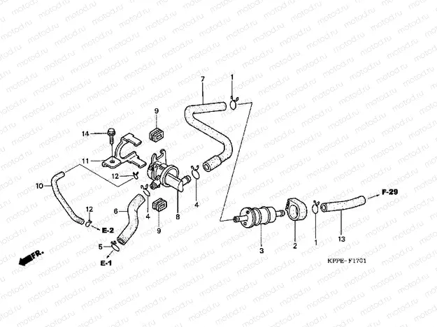 F-17-2 AIR INJECTION CONTROLVALVE