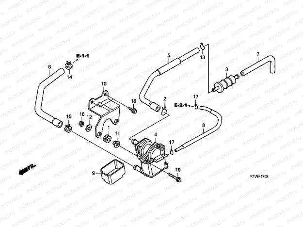 F-17-2 AIR INTAKE VALVE (CGR125SHA, B)