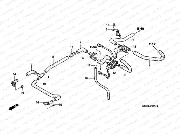 F-17-2 SOLENOID VALVE (99 / 00) (AC)