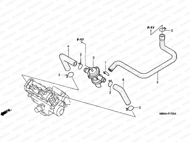 F-17-3 AIR BLOW CONTROL VALVE (99 / 00)