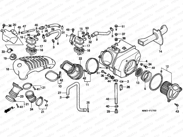 F-17 AIR CLEANER (E/F/G/IT/SP/2G/2IT)