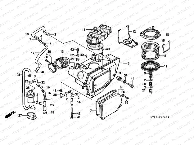 F-17 AIR FILTER