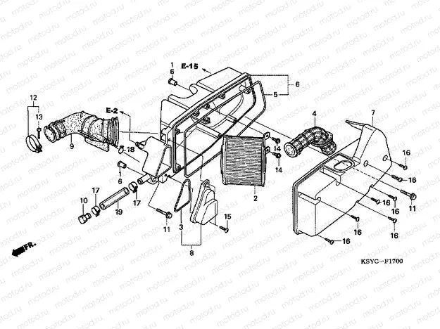 F-17 AIR FILTER (SC1255,6,8)