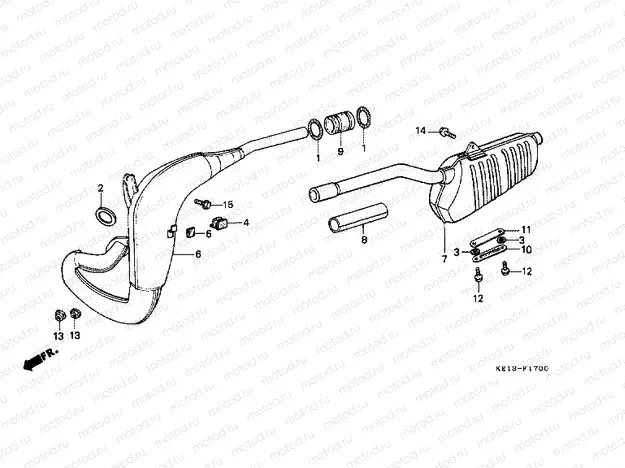 F-17 EXHAUST DRUM
