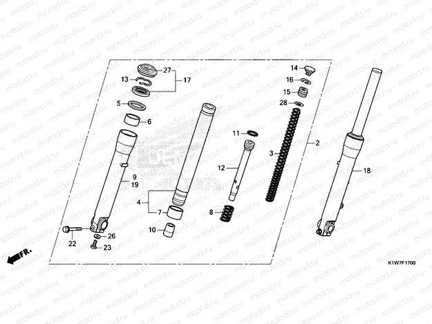 F-17 FRONT FORK