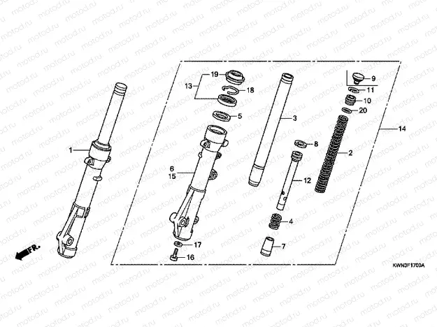 F-17 FRONT FORK
