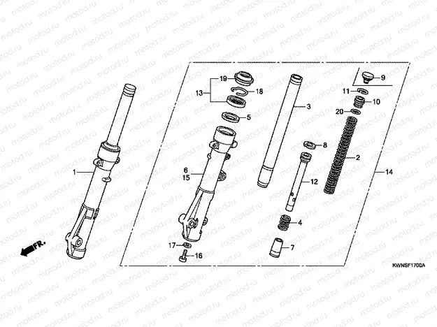 F-17 FRONT FORK