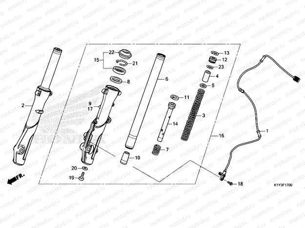 F-17 FRONT FORK