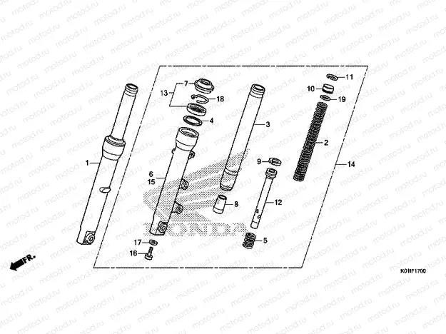 F-17 FRONT FORK
