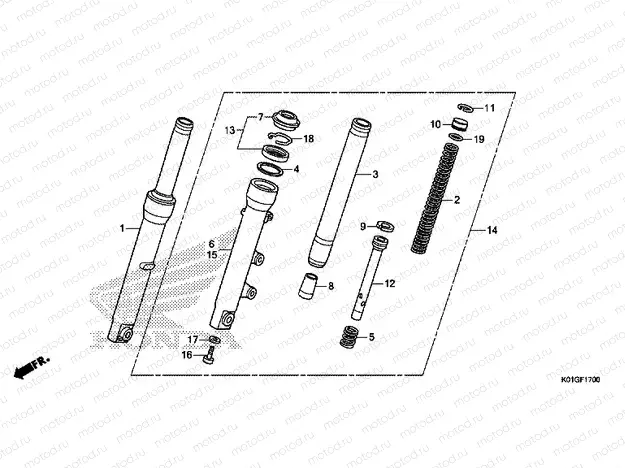 F-17 FRONT FORK