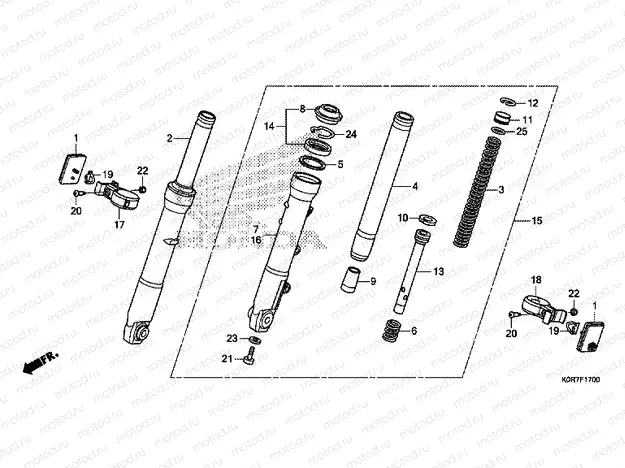 F-17 FRONT FORK