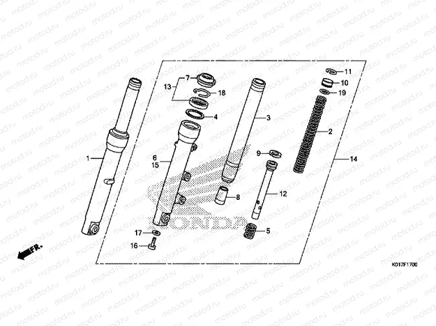 F-17 FRONT FORK
