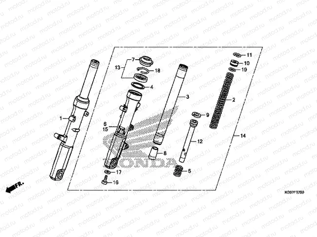 F-17 FRONT FORK