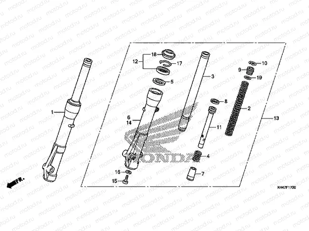 F-17 FRONT FORK