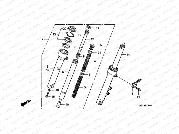 F-17 FRONT FORK