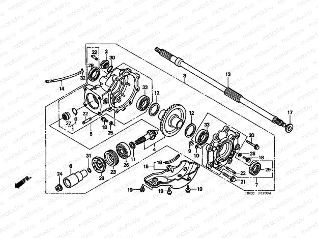 F-17 MAIN GEAR DRIVE GEAR