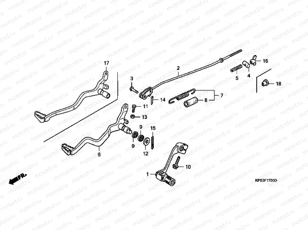 F-17 PEDAL