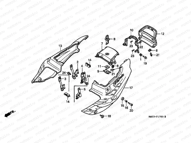 F-17 SIDE COVER