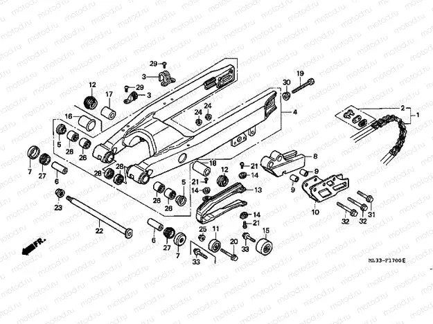 F-17 SWING ARM