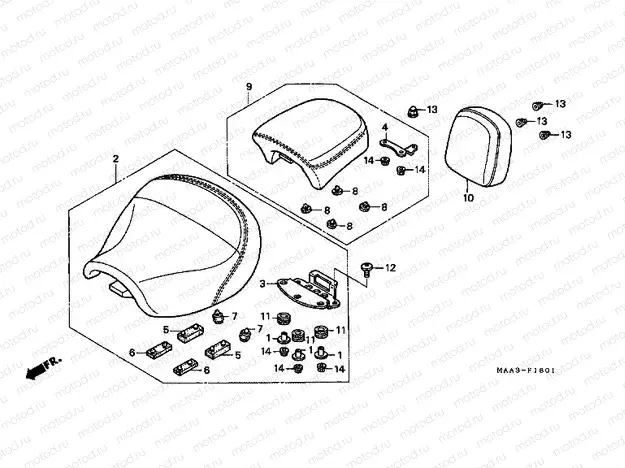 F-18-1 SEAT (VT1100CV)