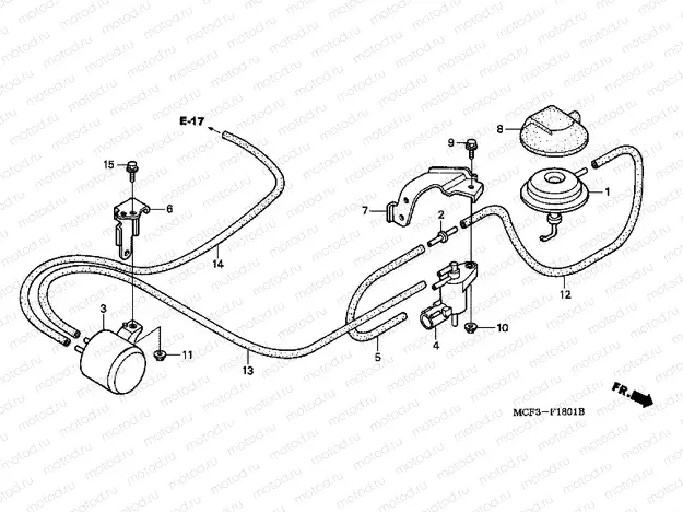 F-18-1 SOLENOID VALVE (VTR1000SPY / 1)
