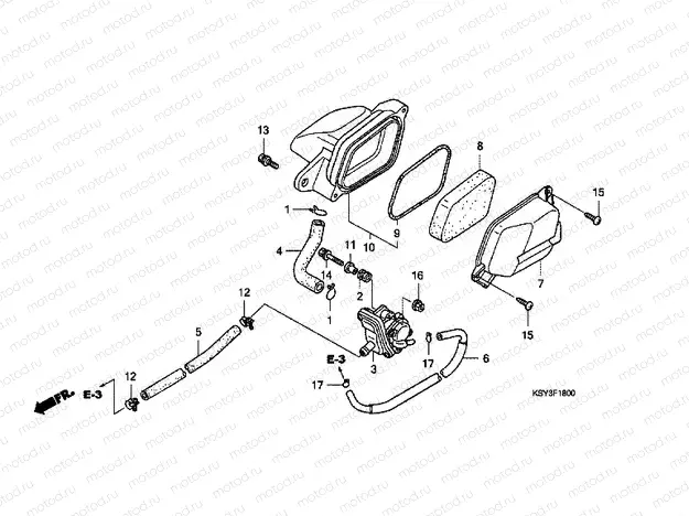 F-18 AIR INTAKE VALVE