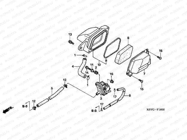 F-18 AIR INTAKE VALVE (SC1255,6,8)