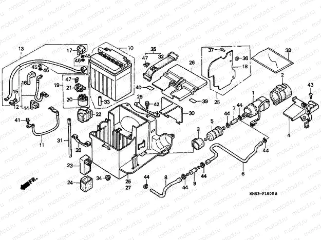 F-18 BATTERY (CBR1000FH / FJ / FM)
