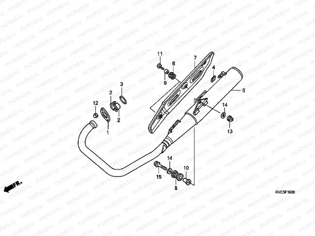 F-18 EXHAUST DRUM (GLH1251SH / 2SH / 3SH)