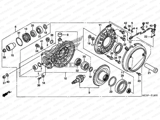 F-18 MAIN TRANSMISSION DRIVE GEAR