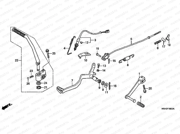 F-18 PEDAL