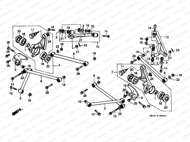 F-18 REAR ARM