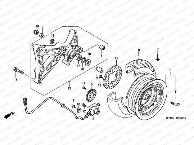 F-18 REAR WHEEL