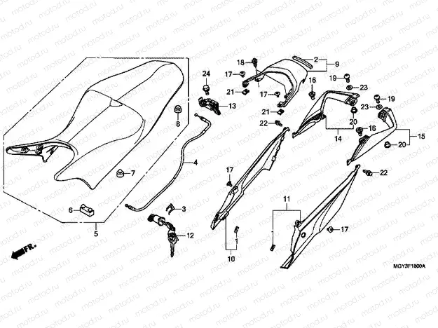 F-18 SEAT / REAR ENGINE HOUSING
